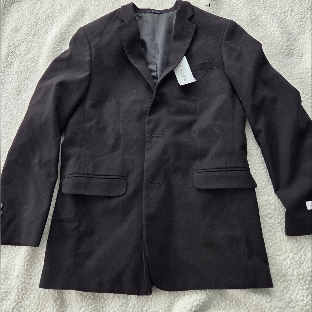 Calvin Klein Boys' Infinite Stretch Blazer or Suit Modern Jacket Size 18 Regular